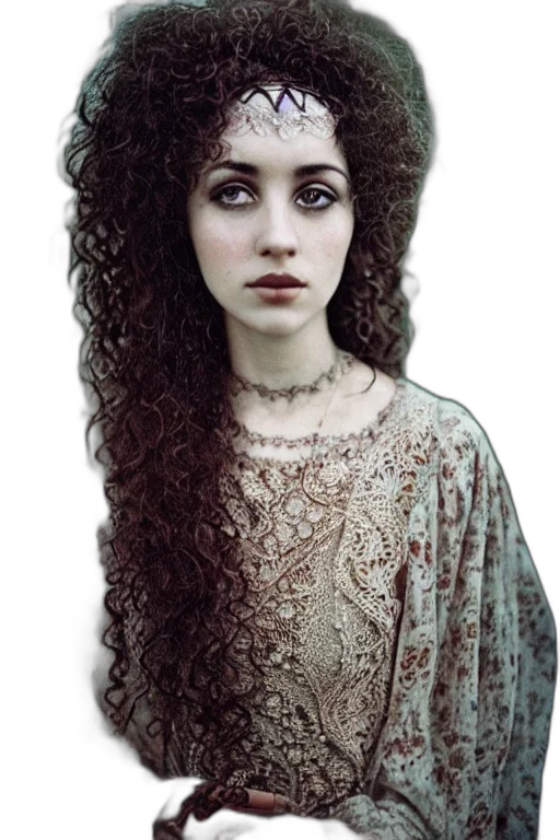 hair, crown, dress, jewelry transparent PNG cut-out