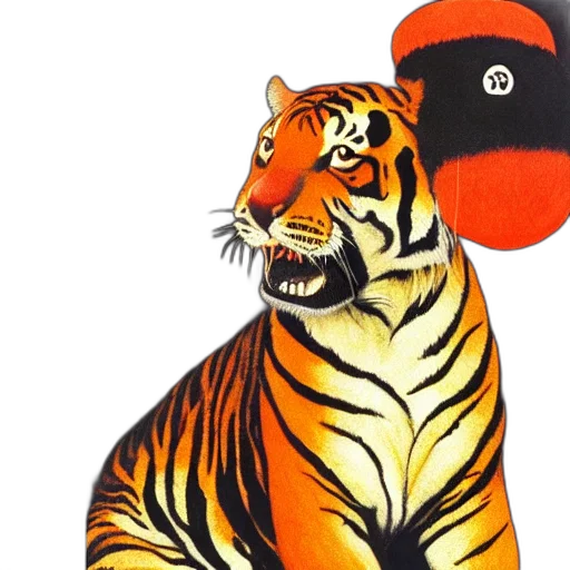 animal, hat, staff, creature transparent PNG cut-out