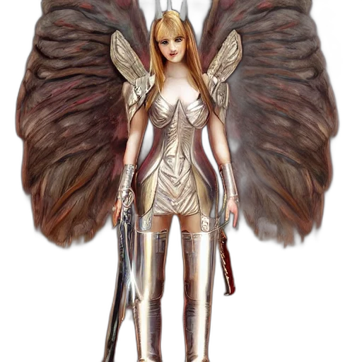 weapon, sword, fantasy art, concept art, comic book art, pixel art, girl, hybrid transparent PNG cut-out