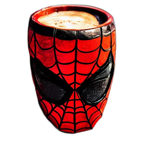 mask, comic book art, 3d render, closeup, photorealistic, photograph, spider, man transparent PNG cut-out