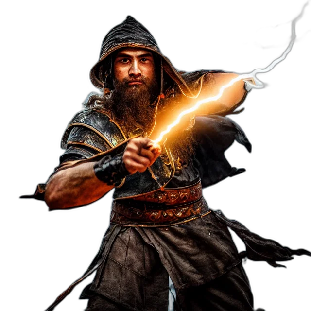 sword, staff, weapon, fantasy art, concept art, pixel art, photorealistic, fire transparent PNG cut-out