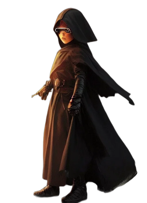 staff, weapon, dress, jacket, concept art, 3d render, fantasy art, comic book art transparent PNG cut-out