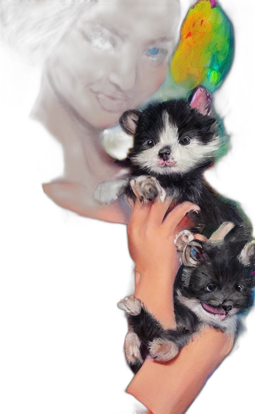 animal, creature, staff, photorealistic transparent PNG cut-out