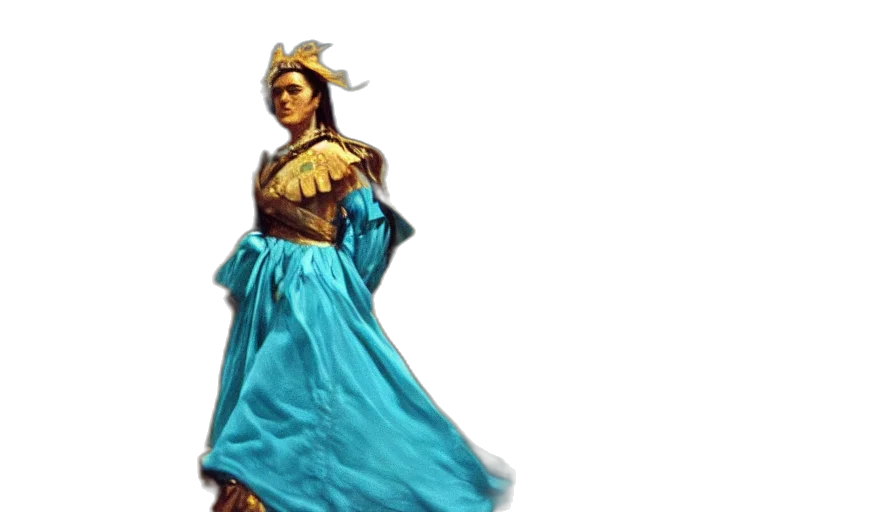 dress, crown, staff, concept art transparent PNG cut-out