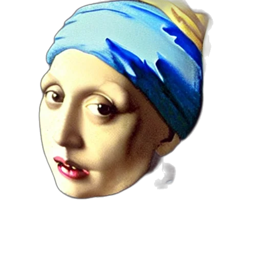 face, hat, mask, jewelry transparent PNG cut-out