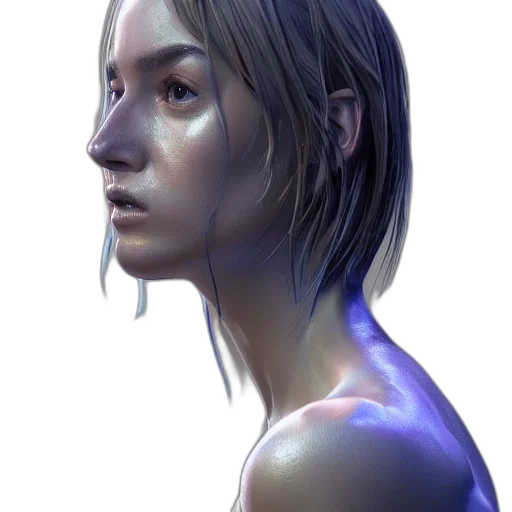 face, robot, creature, mask, concept art, photorealistic, fantasy art, cyberpunk transparent PNG cut-out