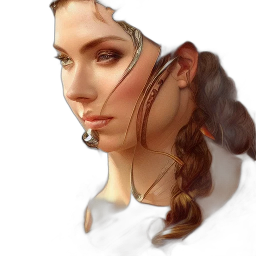face, crown, jewelry, mask transparent PNG cut-out