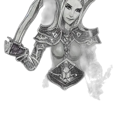 sword, jewelry, staff, weapon, fantasy art, concept art, pencil sketch, comic book art transparent PNG cut-out