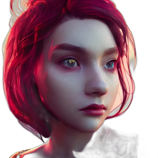 face, mask, robot, crown, fantasy art, photorealistic, concept art, 3d render transparent PNG cut-out