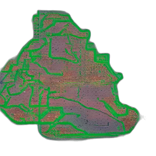 crown, 3d render, vaporwave, green, area, map, trending, artstation transparent PNG cut-out