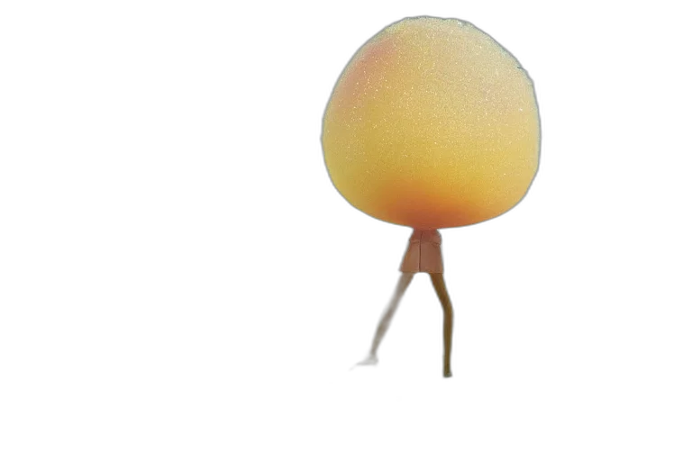 food, hat, tree, creature, 3d render, concept art, watercolor, pastel transparent PNG cut-out