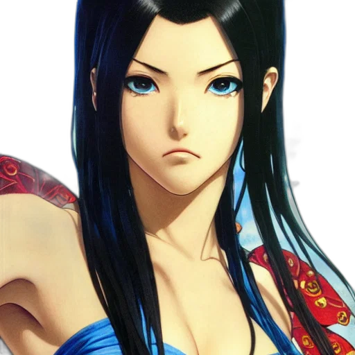 face, dress, staff, fantasy art transparent PNG cut-out