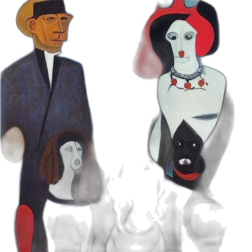 mask, hat, concept art, watercolor, cartoon, fantasy art, fire, night transparent PNG cut-out