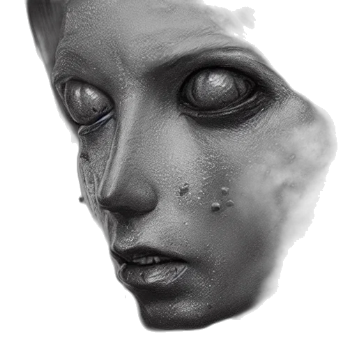 mask, face, creature, robot transparent PNG cut-out
