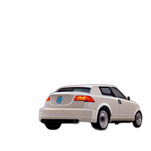 car, robot, 3d render, photorealistic transparent PNG cut-out