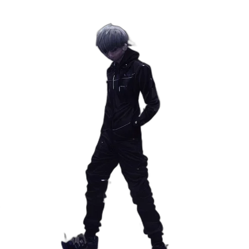 jacket, staff, robot, mask transparent PNG cut-out