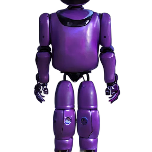 robot, 3d render, concept art, cyberpunk, vaporwave, kid, purple, jacket transparent PNG cut-out