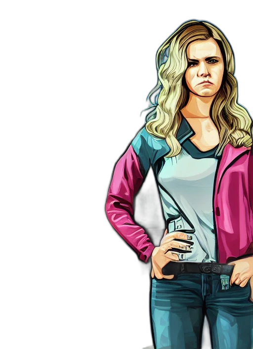 jacket, comic book art, cartoon, concept art transparent PNG cut-out