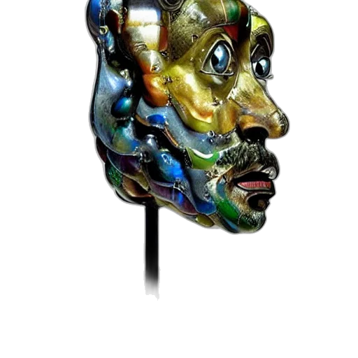 mask, face, crown, jewelry transparent PNG cut-out