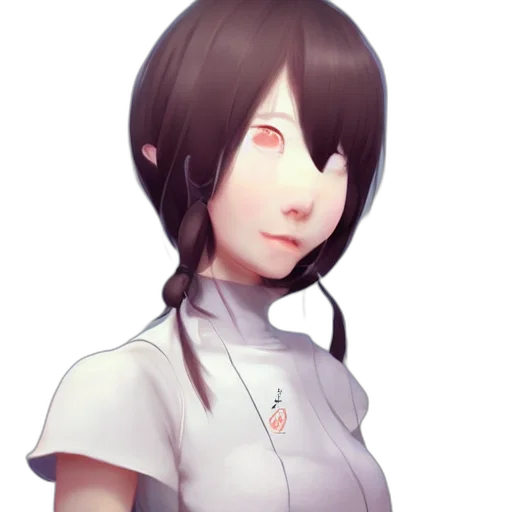 robot, staff, face, dress, concept art, 3d render, photorealistic, anime transparent PNG cut-out