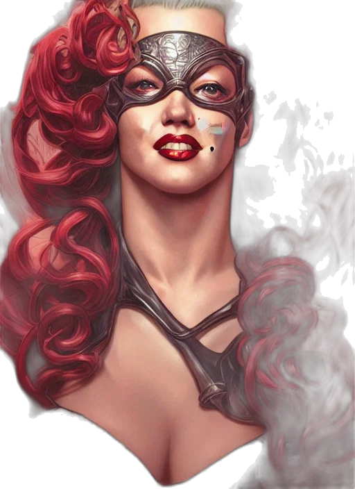 mask, comic book art, fantasy art, concept art transparent PNG cut-out