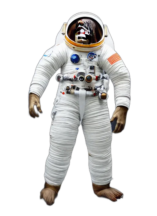 robot, staff, mask, concept art, 3d render, outer space, studio, photo transparent PNG cut-out