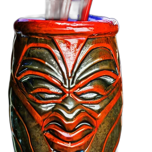 mask, bottle, face, photorealistic, 3d render, concept art, closeup, capture transparent PNG cut-out