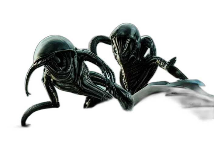 creature, robot, concept art, 3d render transparent PNG cut-out