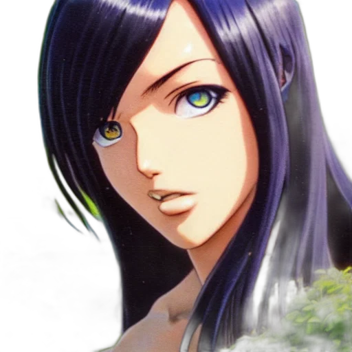 face, jewelry, staff, hair transparent PNG cut-out