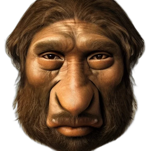 face, animal, mask, creature, photorealistic, concept art, 3d render, nine transparent PNG cut-out