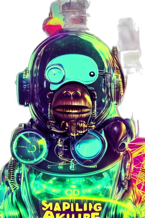 robot, mask, face, creature transparent PNG cut-out