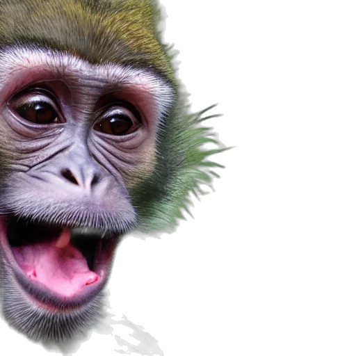 animal, face, creature, photorealistic transparent PNG cut-out