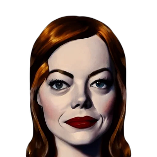 face, mask, cartoon, photorealistic transparent PNG cut-out