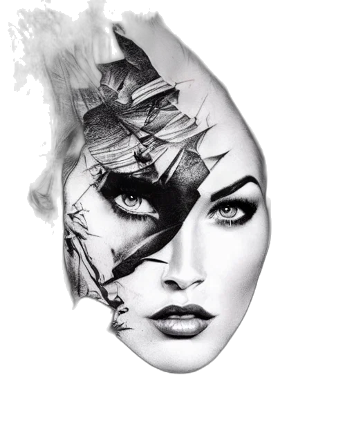 mask, face, crown, hat, photorealistic, fantasy art, comic book art, concept art transparent PNG cut-out