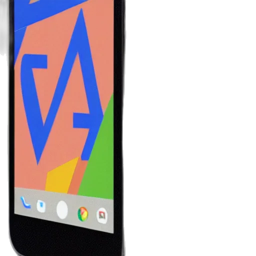 3d render, google, pixel, mixed, iphone transparent PNG cut-out