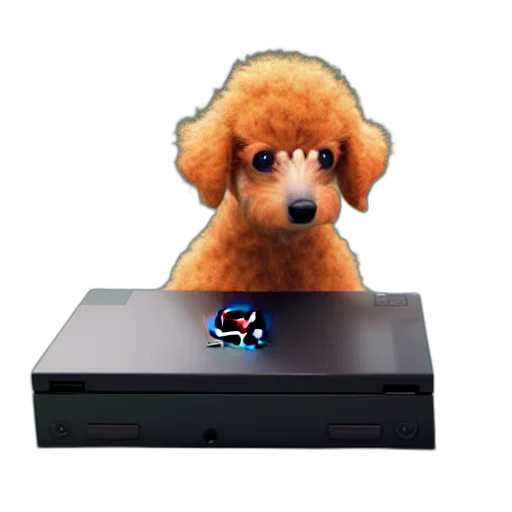 animal, creature, robot, staff, pixel art, 3d render, vaporwave, photorealistic transparent PNG cut-out