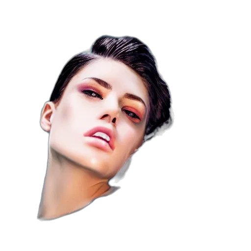 face, hair, crown, jacket transparent PNG cut-out