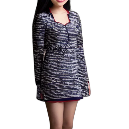 dress, jacket, robot, 3d render transparent PNG cut-out
