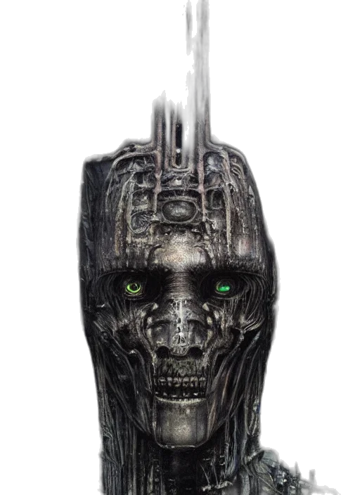 mask, face, crown, robot transparent PNG cut-out
