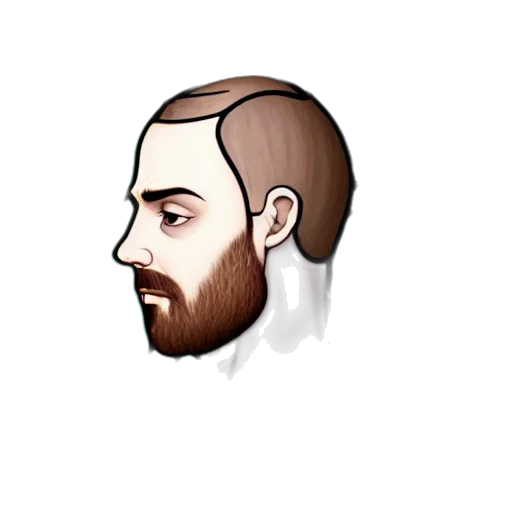 hair, face, staff, crown, cartoon, pixel art, concept art, anime transparent PNG cut-out