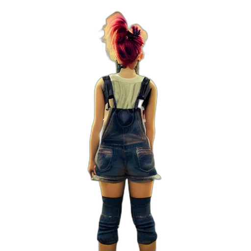dress, jacket, concept art, 3d render transparent PNG cut-out