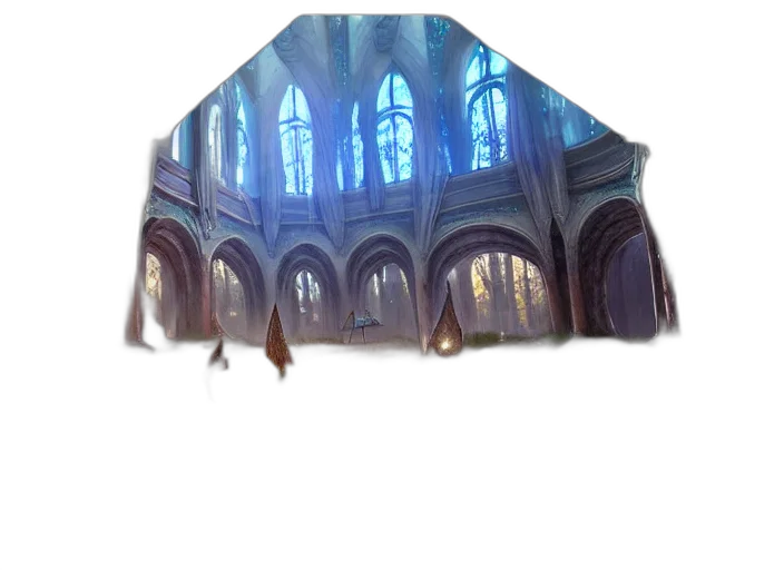 building, staff, weapon, creature, concept art, watercolor, fantasy art, 3d render transparent PNG cut-out