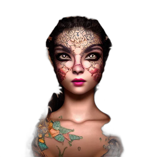 mask, face, jewelry, crown transparent PNG cut-out