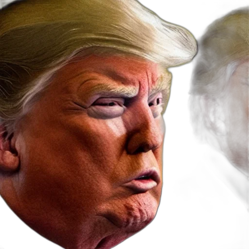 mask, face, photorealistic, donald transparent PNG cut-out