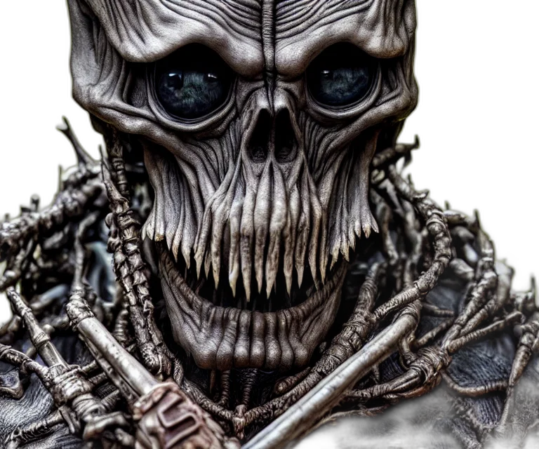 mask, face, creature, robot, comic book art, concept art, photorealistic, fantasy art transparent PNG cut-out