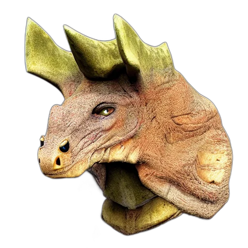 dragon, animal, mask, creature transparent PNG cut-out