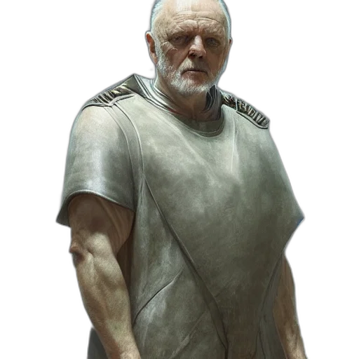 staff, face, robot, creature transparent PNG cut-out