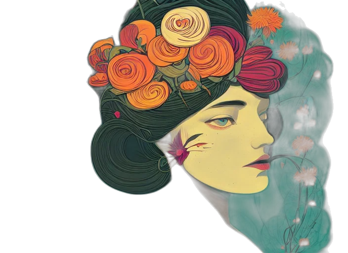 crown, watercolor, concept art, fantasy art, photorealistic, colorful, red, golden transparent PNG cut-out