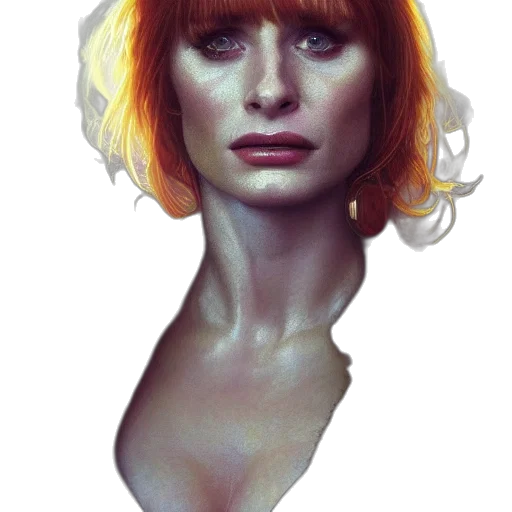 face, dress, crown, hair transparent PNG cut-out