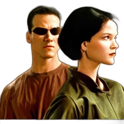 photorealistic, comic book art, concept art, cyberpunk, outer space, fire, matrix, technicolor transparent PNG cut-out